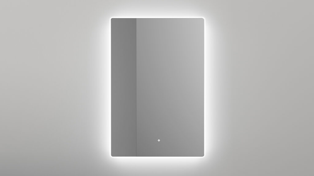 Зеркало для ванной OMBRA U Свой размер Без подсветки 27M1500X50000