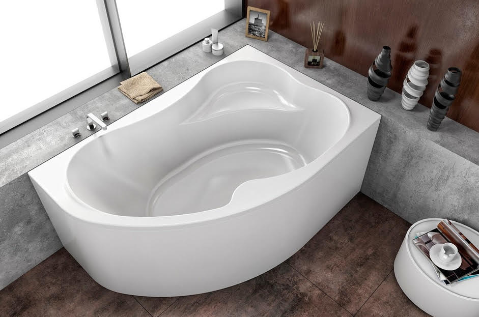 Ассиметричная акриловая ванна LULU 170x110 L Артикул: 597360