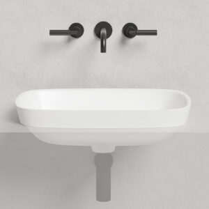 Полувстраиваемая раковина S-Sense MAREA 02 Глянцевая 1802102G