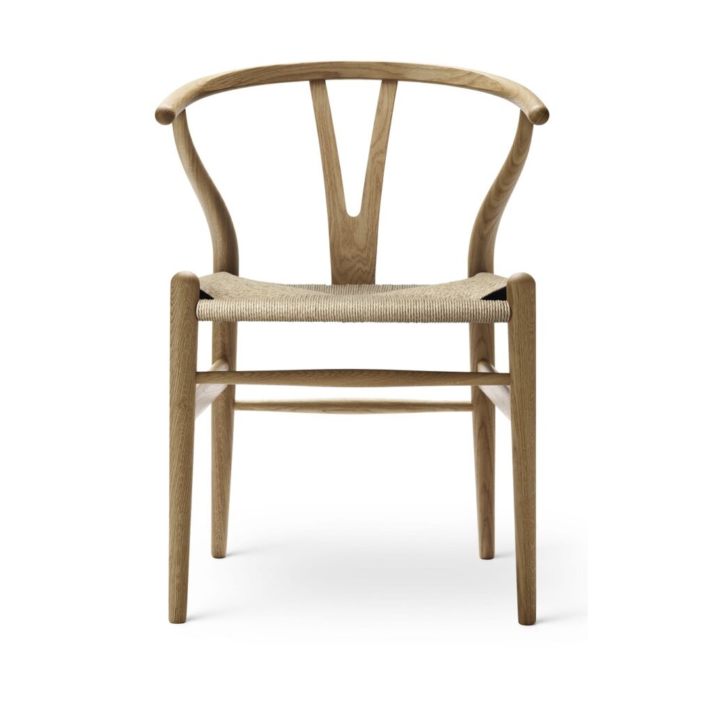 Стул CH24 Wishbone Chair oak + natural cord от Carl Hansen