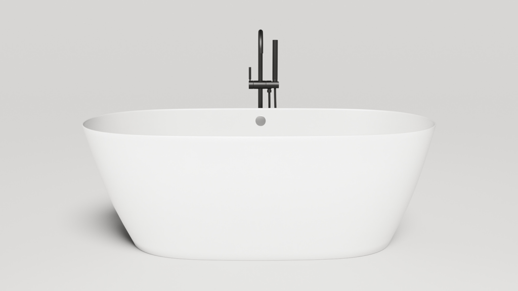 Отдельностоящая ванна S-Sense SOFIA LIGHT с переливом Глянцевая 103711G