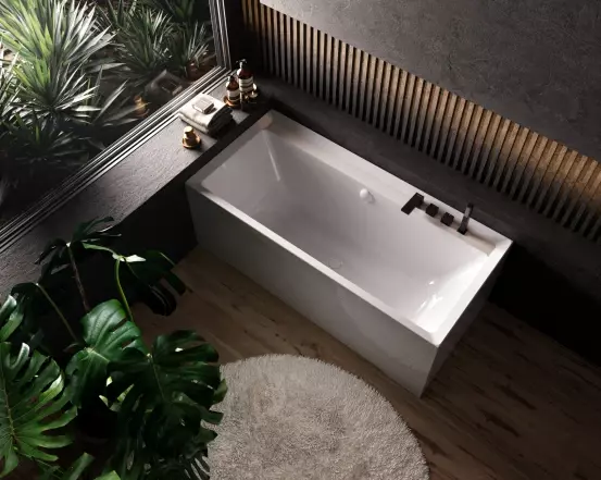 Прямоугольная акриловая ванна EVITA 170x80 Артикул: 579090