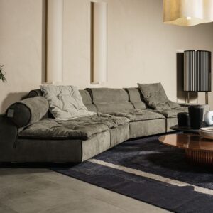 Модульный диван Miami Soft Nabuck Light Grey от Baxter