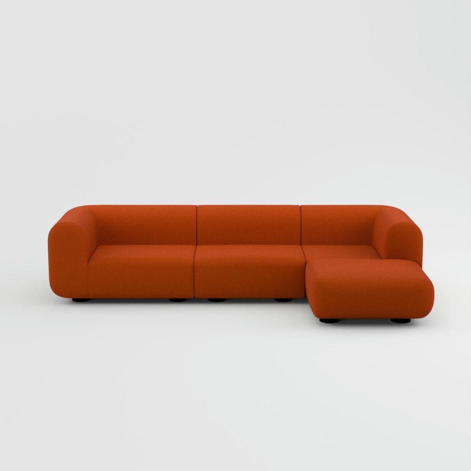 Диван Plump Left Arm & Right Facing Chaise Longue Sofa от Tom Dixon