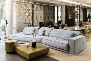 Диван Budapest Soft Kashmir Azure 430 от Baxter