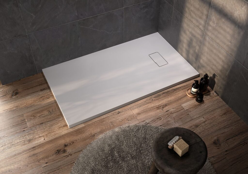 Душевой поддон TELLO 140x80 из искусственного камня KERROCK Артикул: 569430