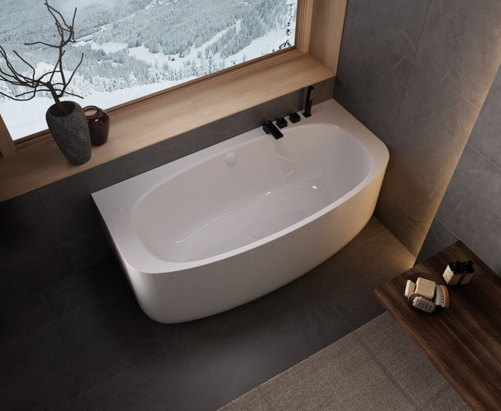 Пристенная акриловая ванна LENOX SP 160x80 Артикул: 595180