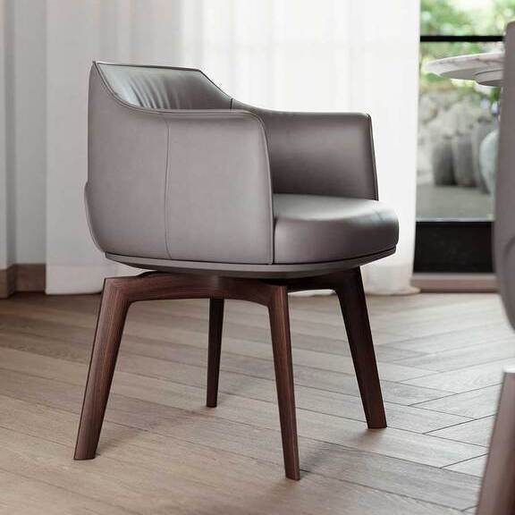 Стул Archibald Large Pelle SC Travertino от Poltrona Frau
