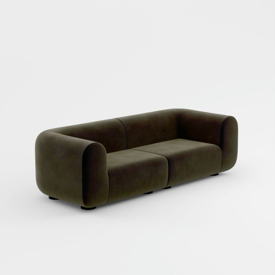 Диван Plump 3-Seater Wide Modular Sofa от Tom Dixon