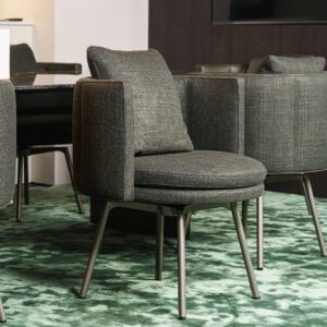 Стул обеденный Torii Swivel Muschio от Minotti