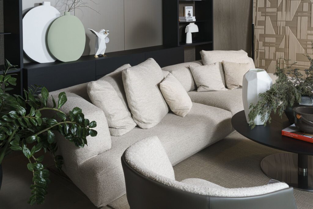 Двухмодульный диван Loungescape от Flexform