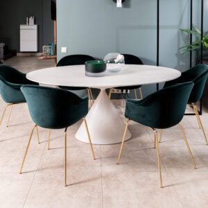 Стол Clay Oval Bianco Duomo  от Desalto