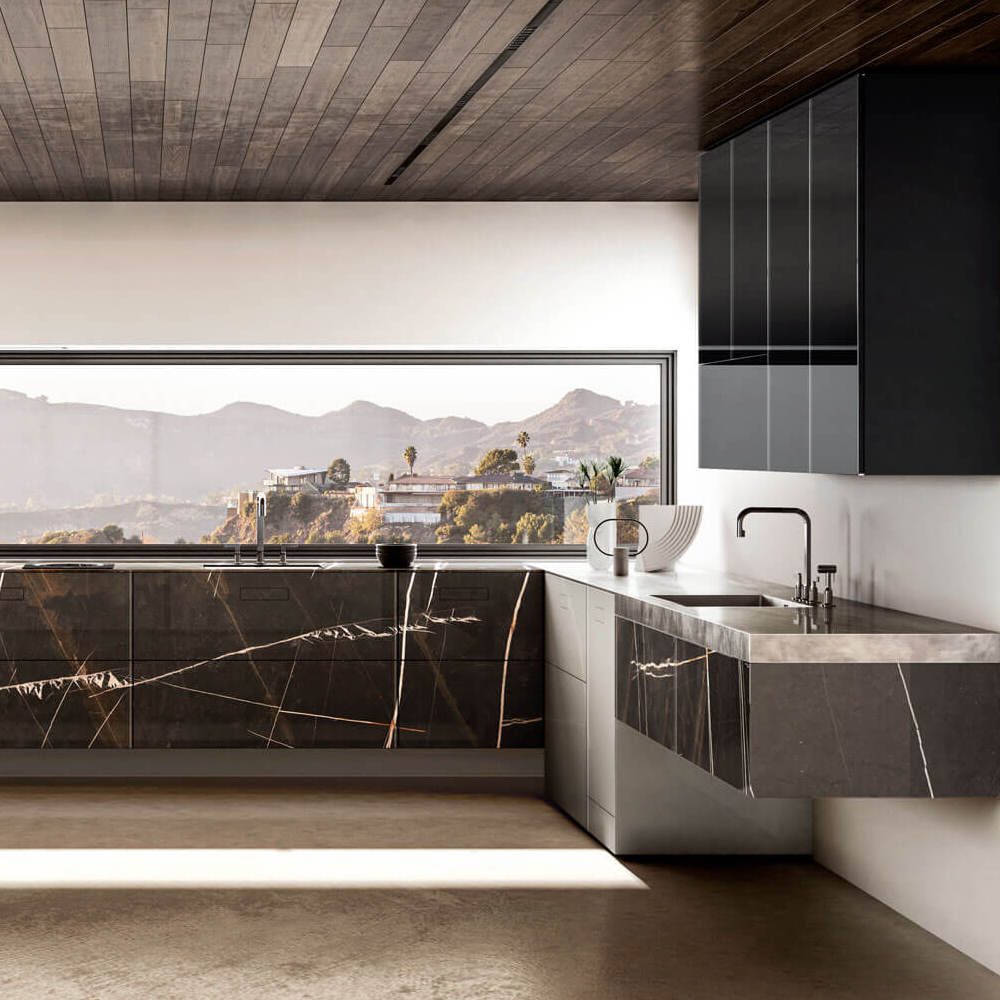 Кухня 36e8 мрамор от Lago