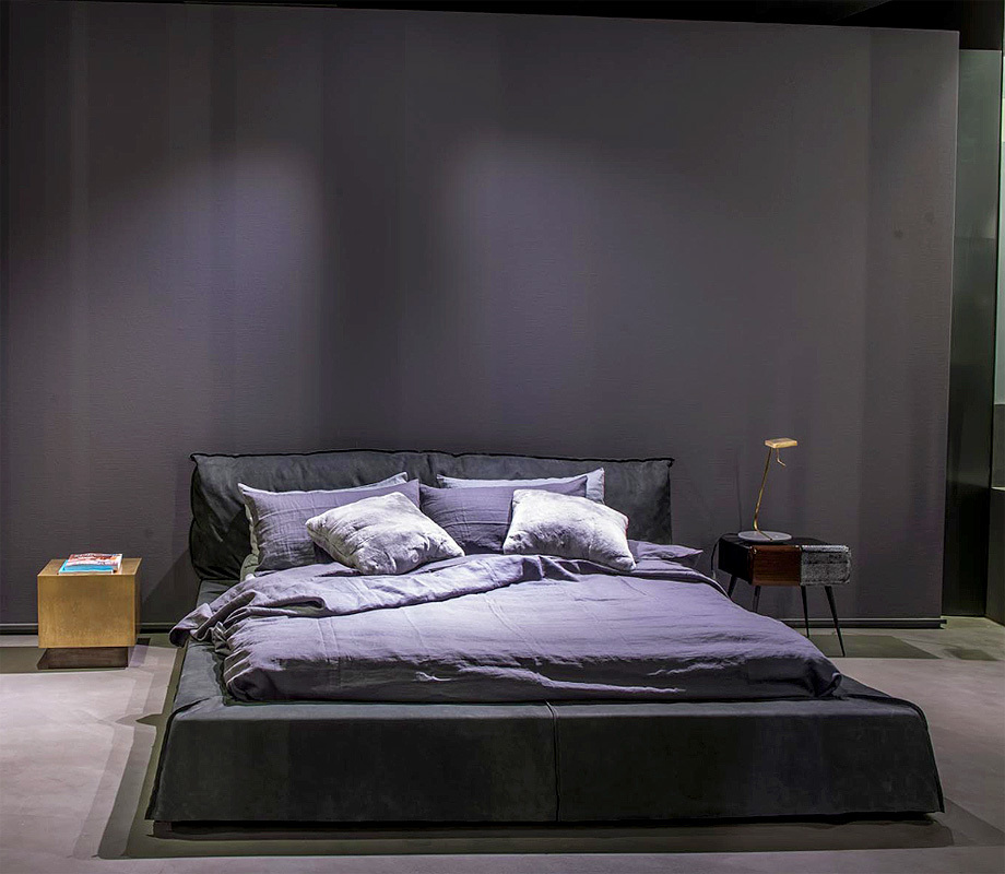 Кровать Paris Slim Kashmir Plomb от Baxter