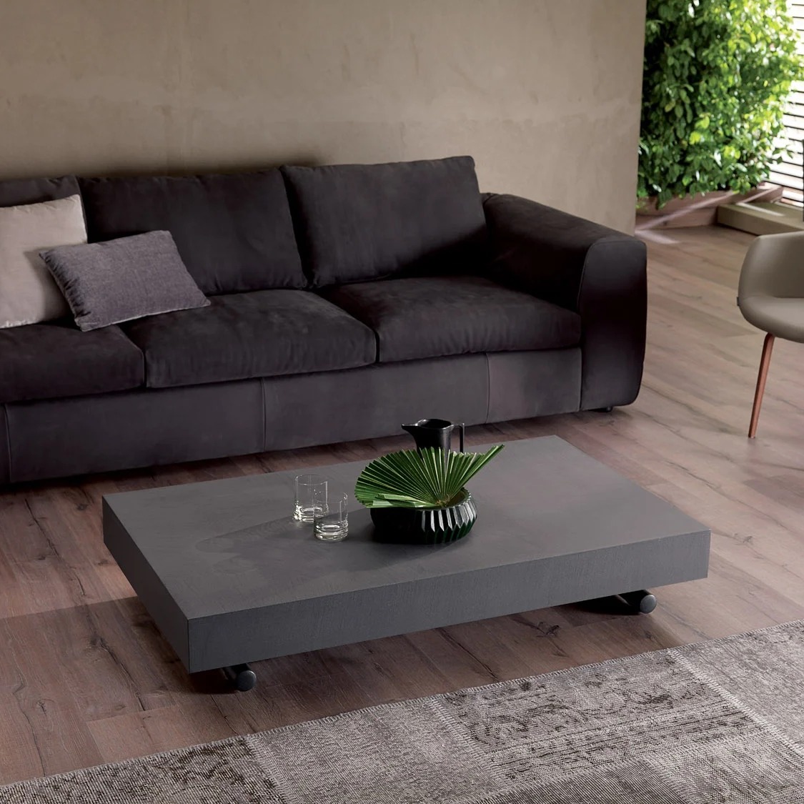 Стол Трансформер Newood CM90 – Cement Dove Grey от Ozzio Italia