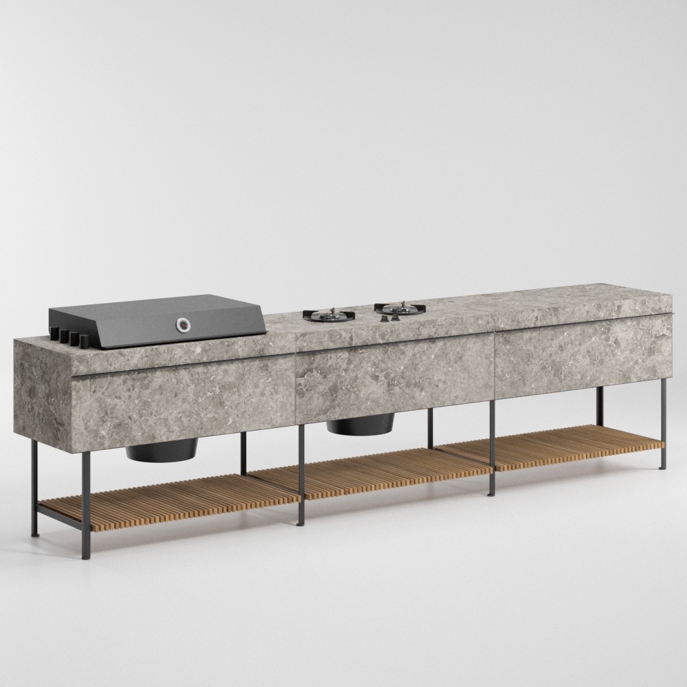Уличная кухня Kitchen Triple от Kettal