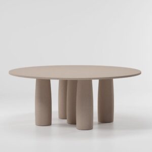 Стол Il Colonnato  Minera stone dining table ø165 / 8 Guest от Kettal