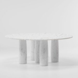 Стол Il Colonnato Marble dining table ø165 / 8 Guest от Kettal