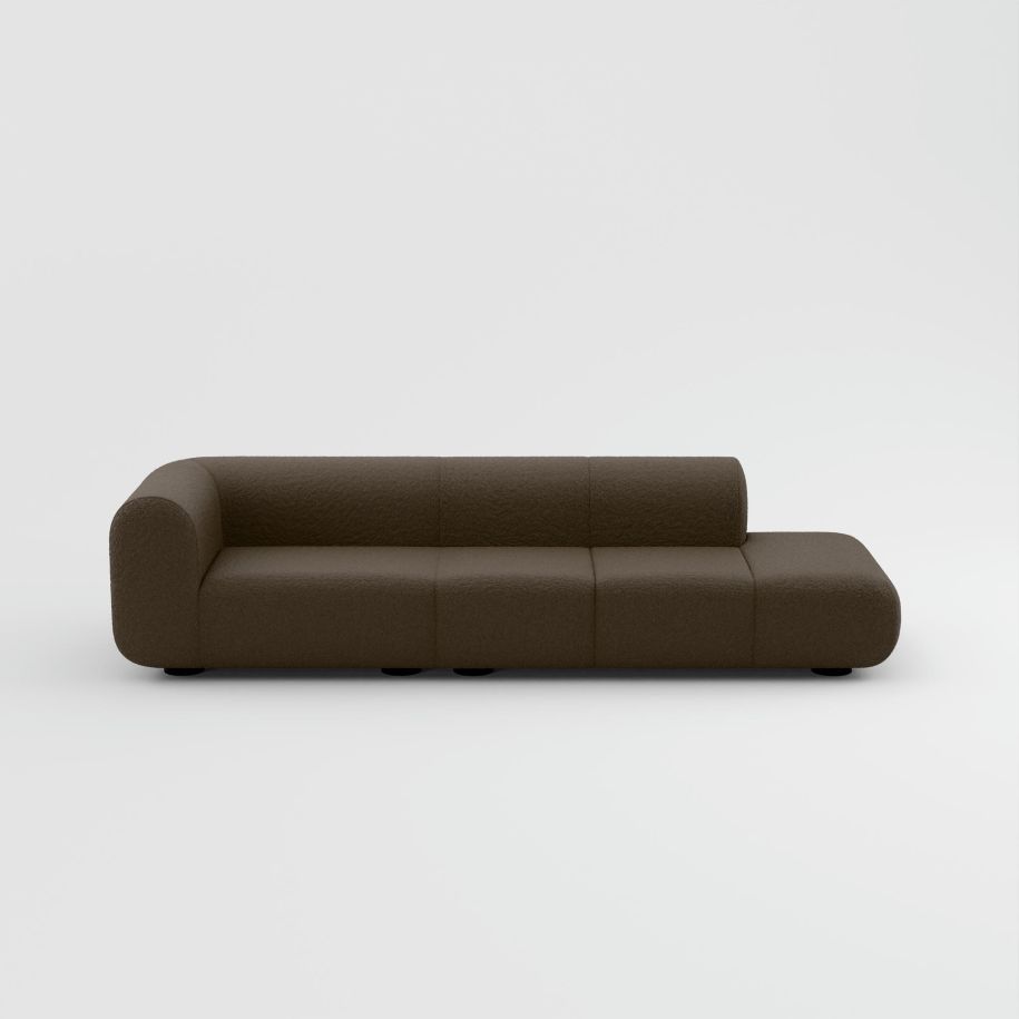 Диван Plump Left Arm & Longue Left Facing Backrest Modular Sofa от Tom Dixon