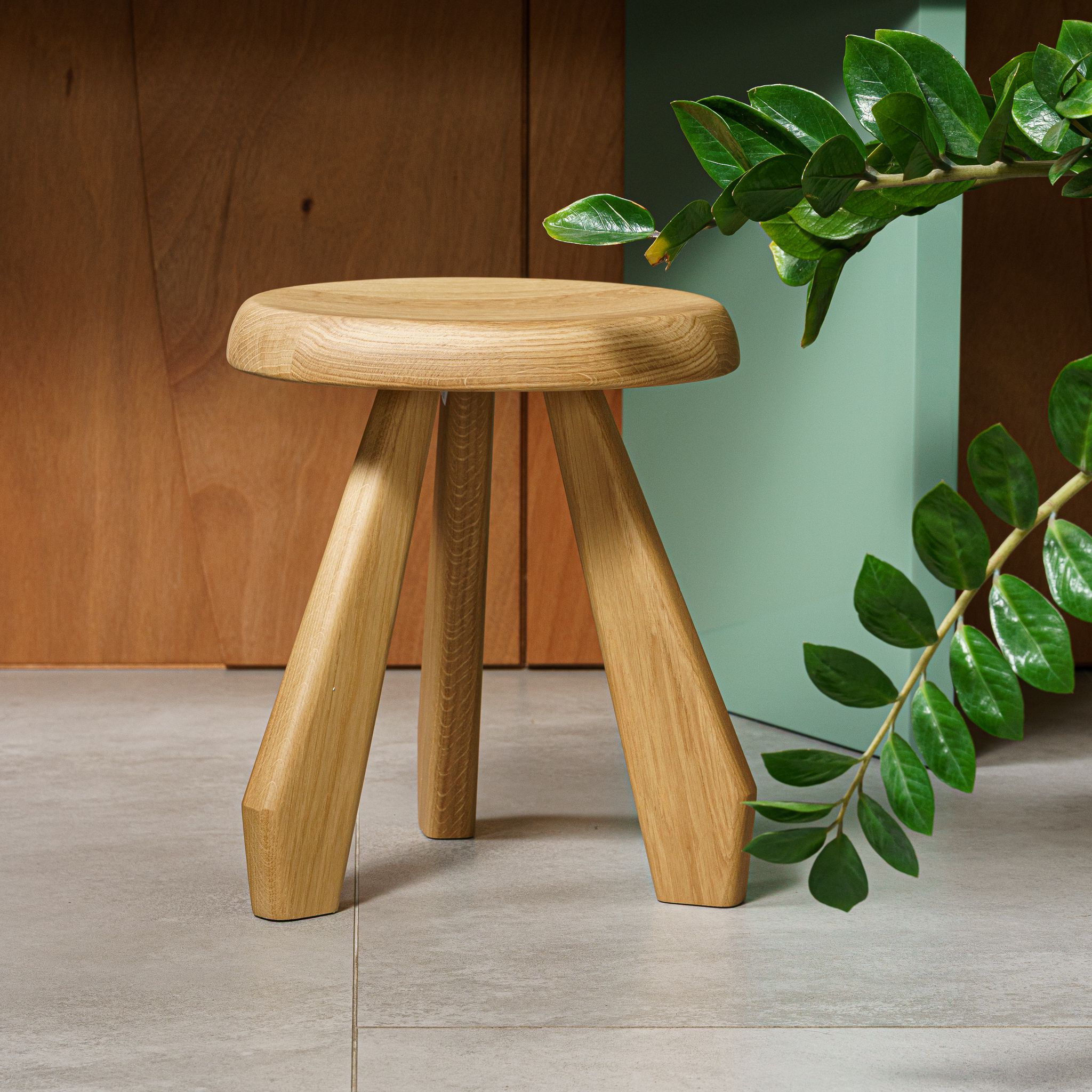 Табурет 523 Tabouret Meribel Natural oak от Cassina