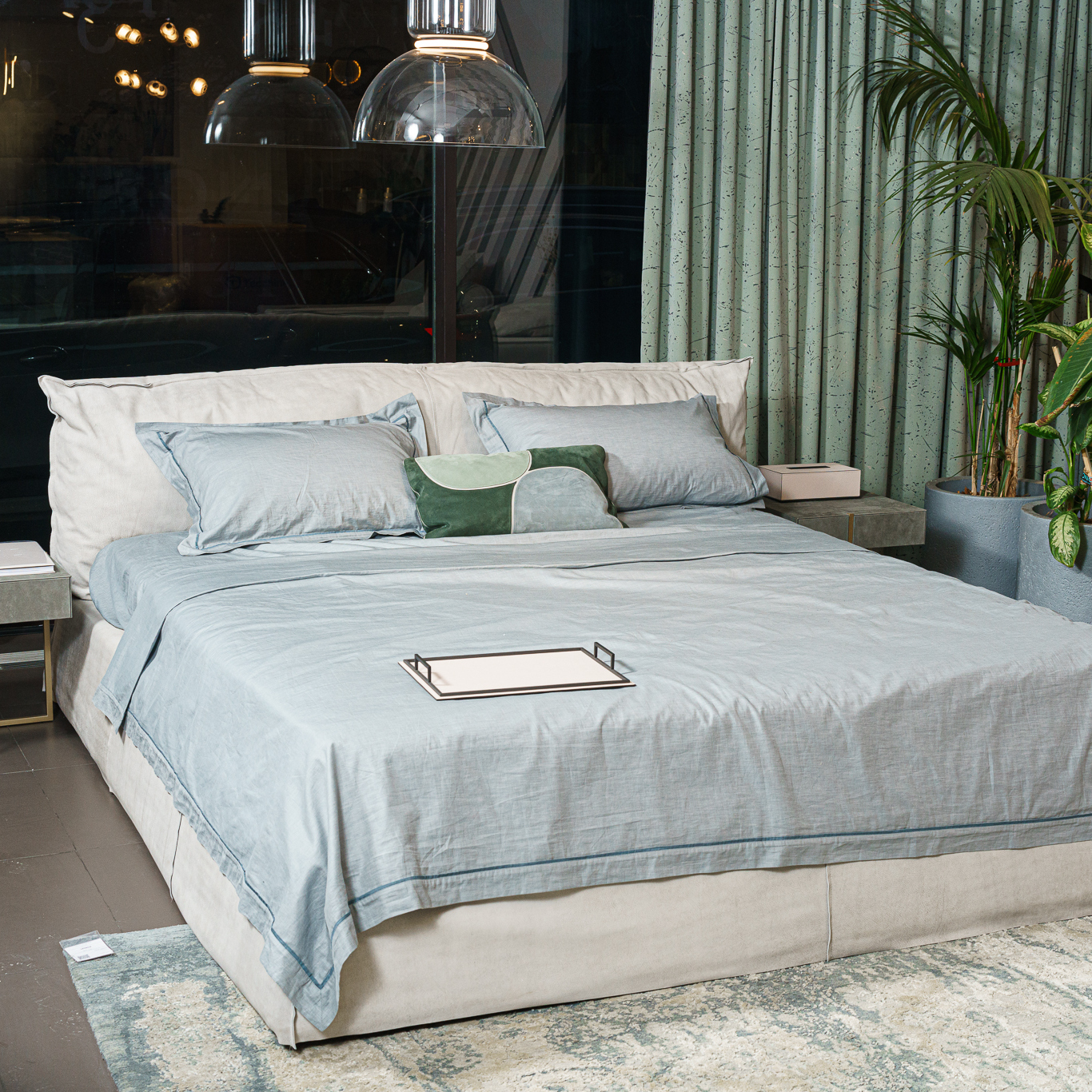 Кровать Paris Slim 180 Kashmir Nuage от Baxter