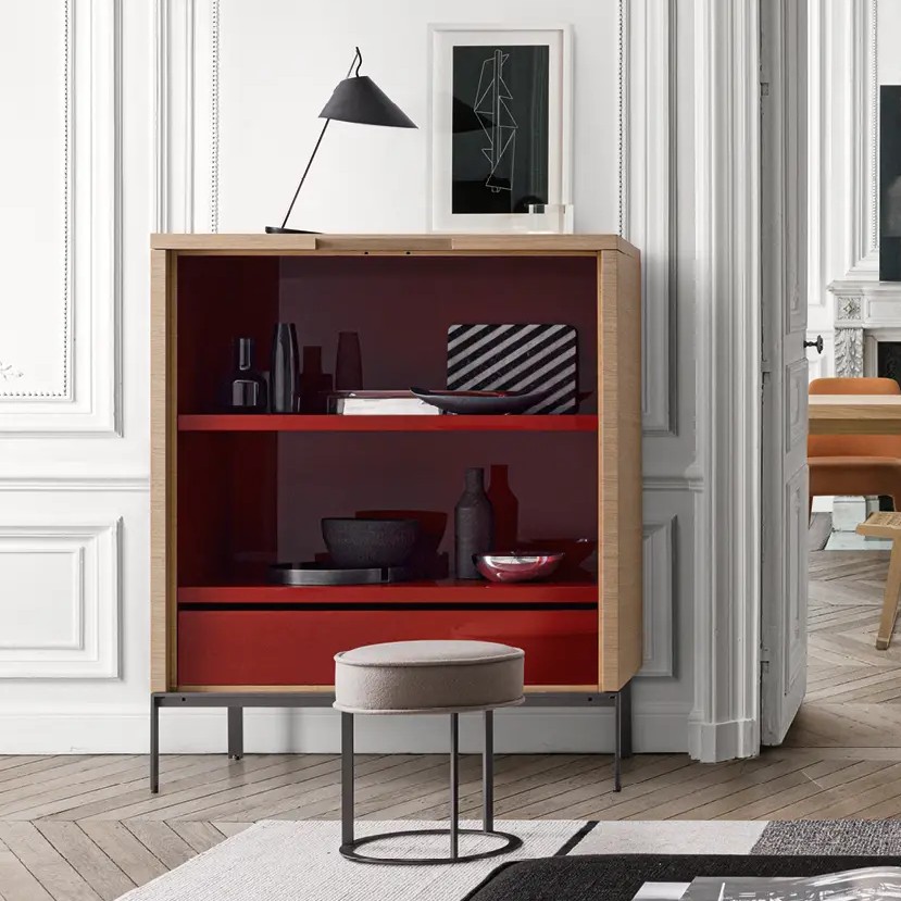 Буфет Mida Glossy brick red от Maxalto