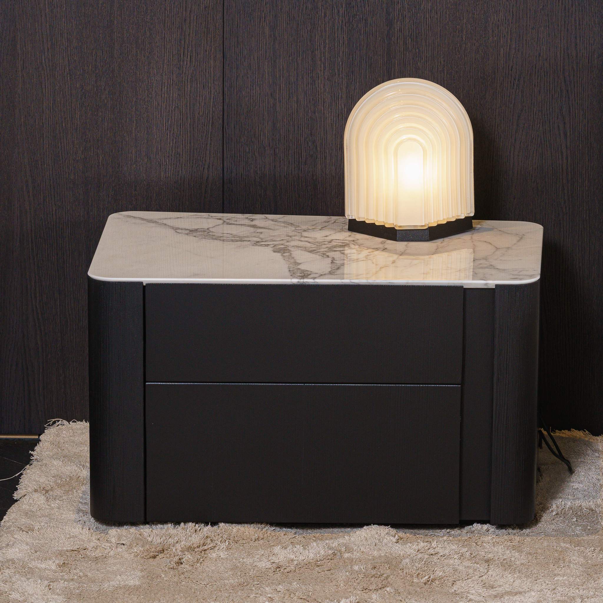 Прикроватная тумбочка Lou SX от Minotti