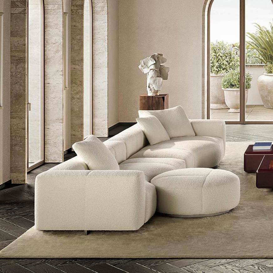 Двухмодульный диван Yves Feel Naturale DX от Minotti