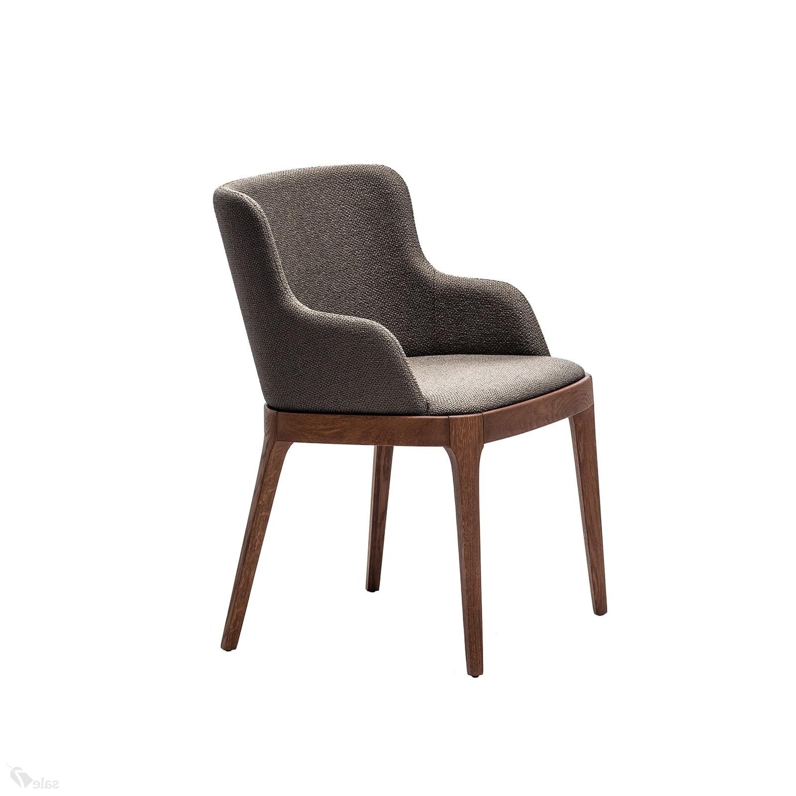 Стул с подлокотниками Magda  GLV11Taupe/frNC oak ashwood от Cattelan Italia