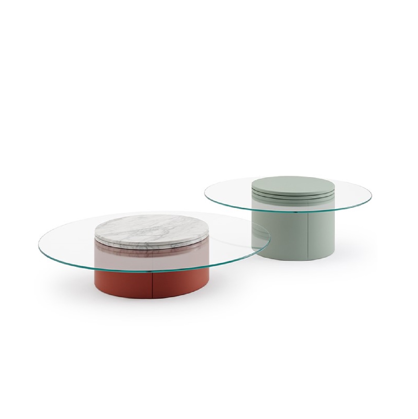 Журнальный столик Roma Cylindrical Coffee Table от Turri Spa