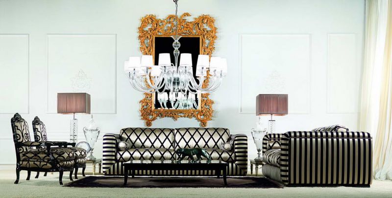 Диван в стиле ар деко Ambra от Zanaboni