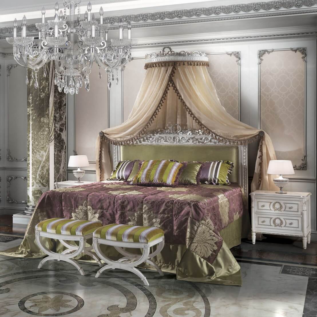 Кровать Borodin 7074 от Angelo Cappellini
