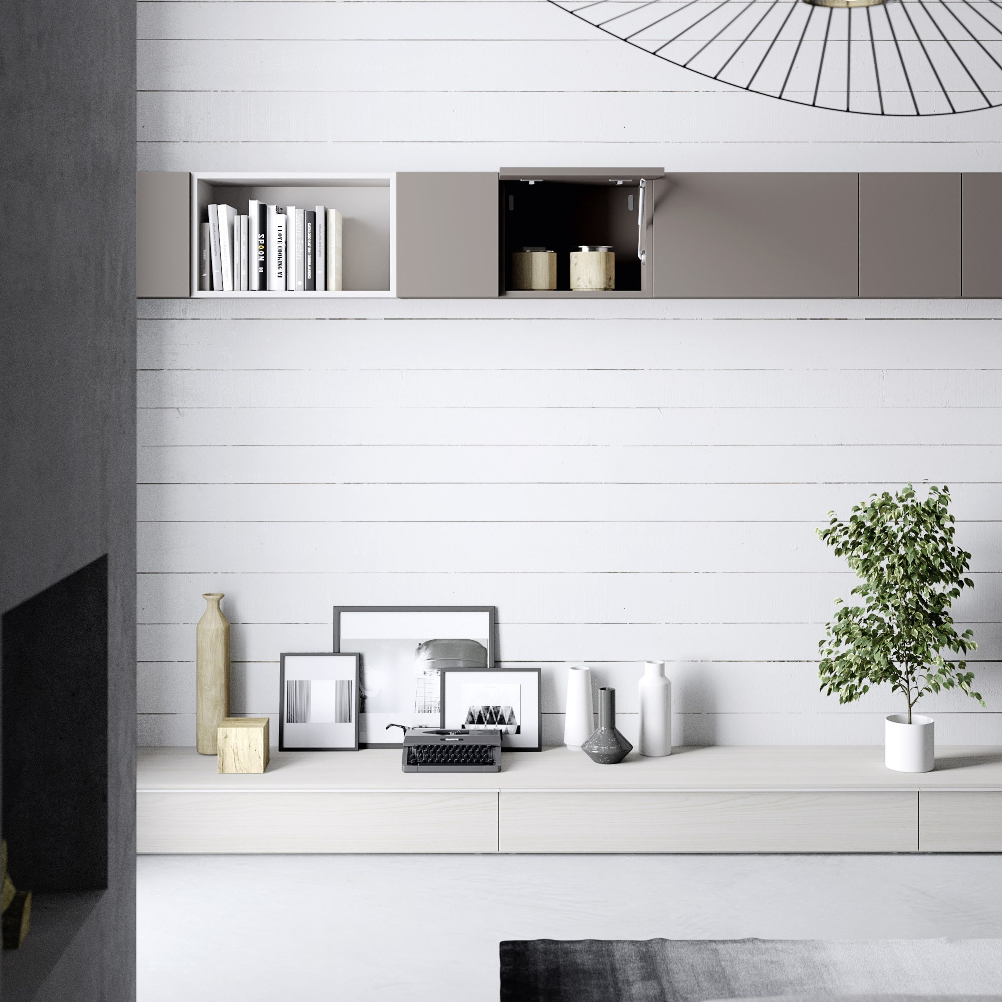Стеллаж Pensili e casellari l1 от Battistella