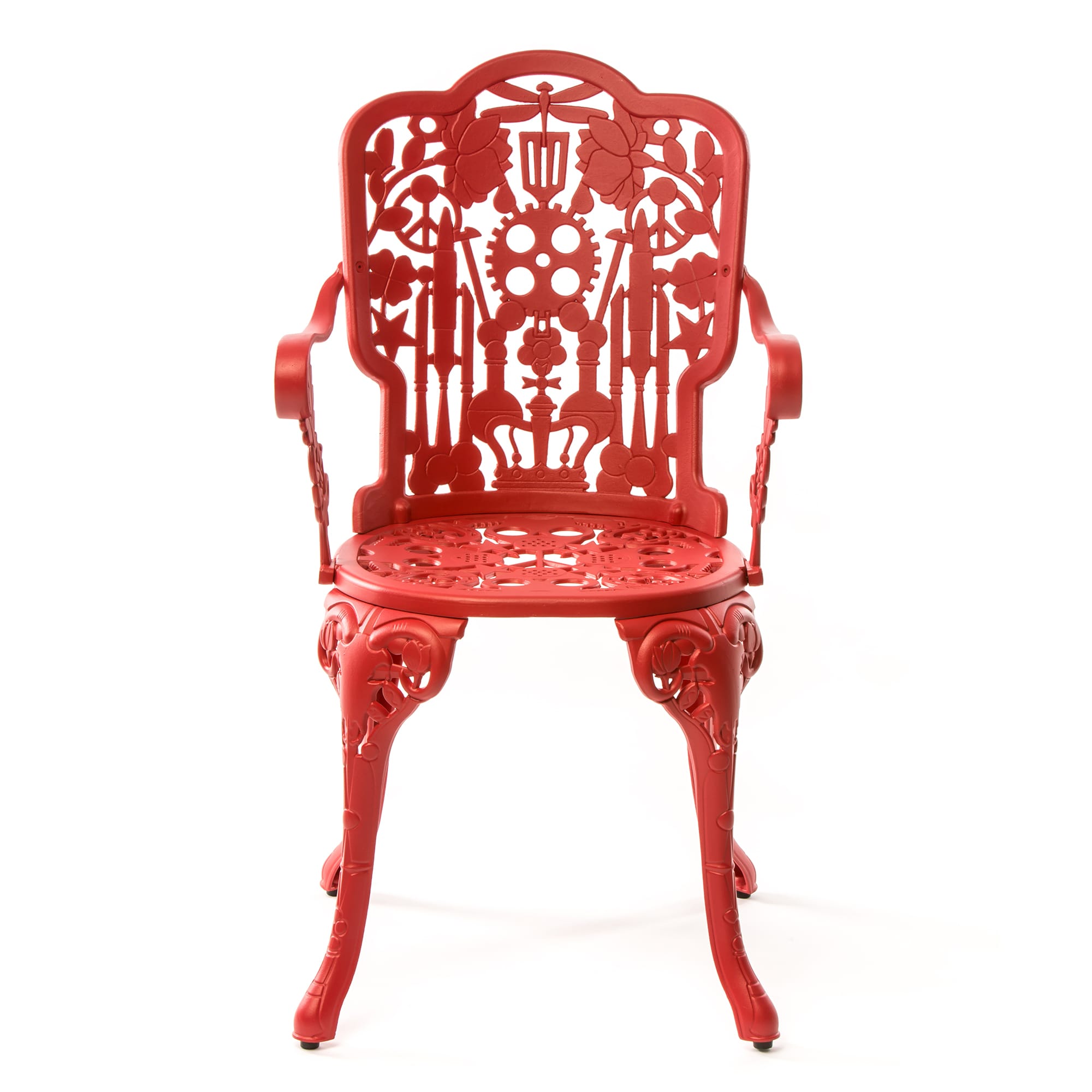 Стул ALUMINIUM ARMCHAIR – RED от Seletti
