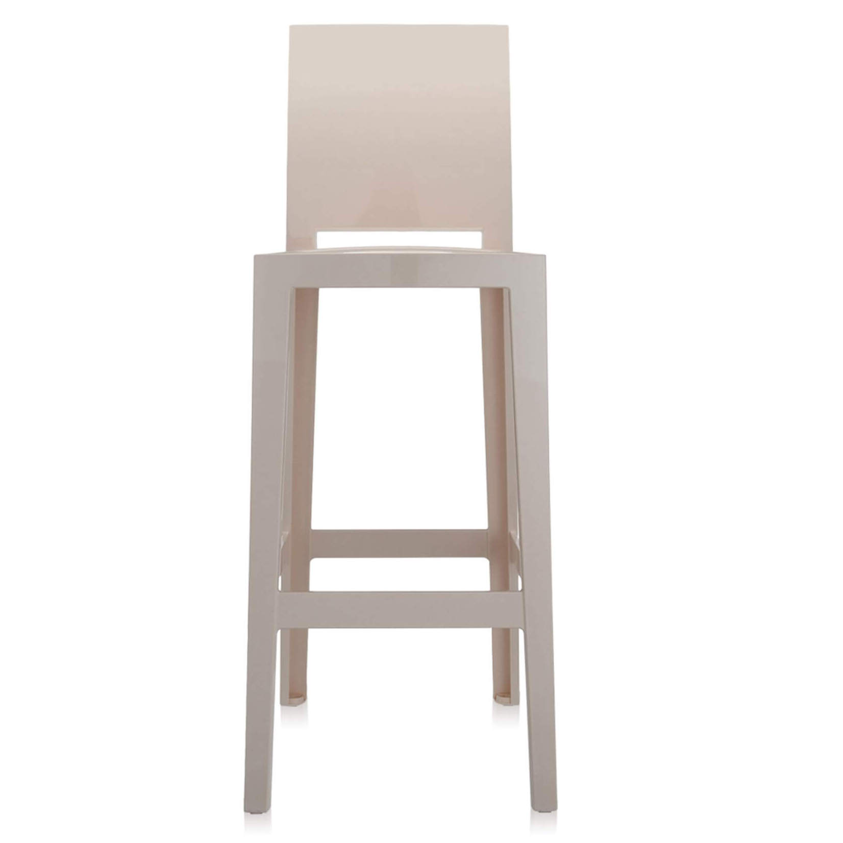 Барный стул  One More с квадратной спинкой от Kartell