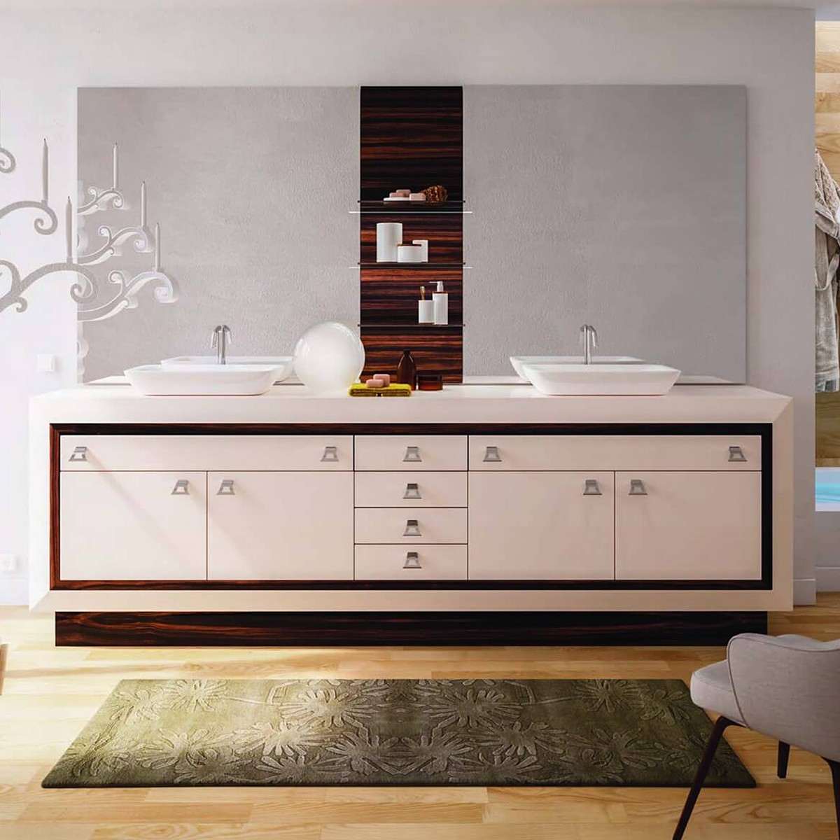 Мебель для ванных комнат Opera 30 Tema от Brummel Cucine Srl